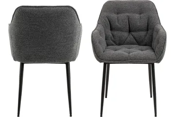 Zabinka Karmstol - Grå - Möbler - Fåtölj & stolar - Matstol & köksstol