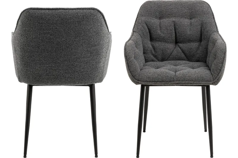 Zabinka Karmstol - Grå - Möbler - Fåtölj & stolar - Matstol & köksstol