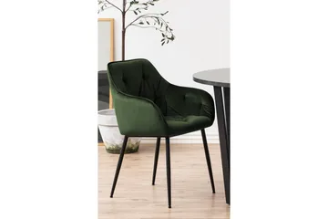 Zabinka Karmstol - Grön - Möbler - Fåtölj & stolar - Matstol & köksstol