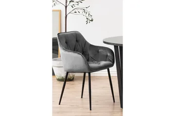 Zabinka Karmstol - Mörkgrå - Möbler - Fåtölj & stolar - Matstol & köksstol