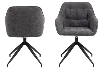 Zabinka Karmstol - Mörkgrå - Möbler - Fåtölj & stolar - Matstol & köksstol