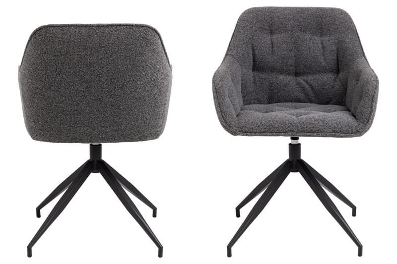 Zabinka Karmstol - Mörkgrå - Möbler - Fåtölj & stolar - Matstol & köksstol