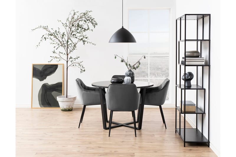 Zabinka Karmstol - Mörkgrå - Möbler - Fåtölj & stolar - Matstol & köksstol