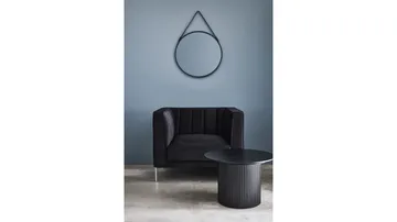 Mehara Fåtölj i sammet - Svart - Möbler - Fåtölj & stolar - Fåtölj