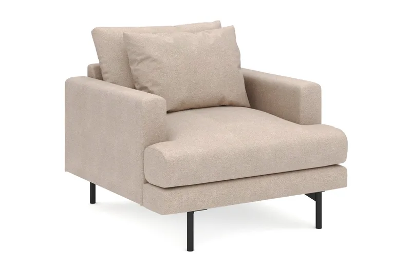 Menard Stor Fåtölj Tyg, Beige