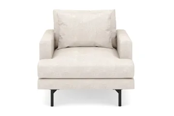 Menard Stor Fåtölj Tyg - Beige - Möbler - Fåtölj & stolar - Fåtölj