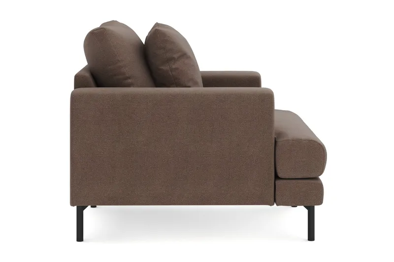 Menard Stor Fåtölj Tyg - Brun - Möbler - Fåtölj & stolar - Fåtölj