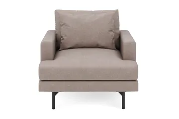 Menard Stor Fåtölj Tyg - Brun - Möbler - Fåtölj & stolar - Fåtölj