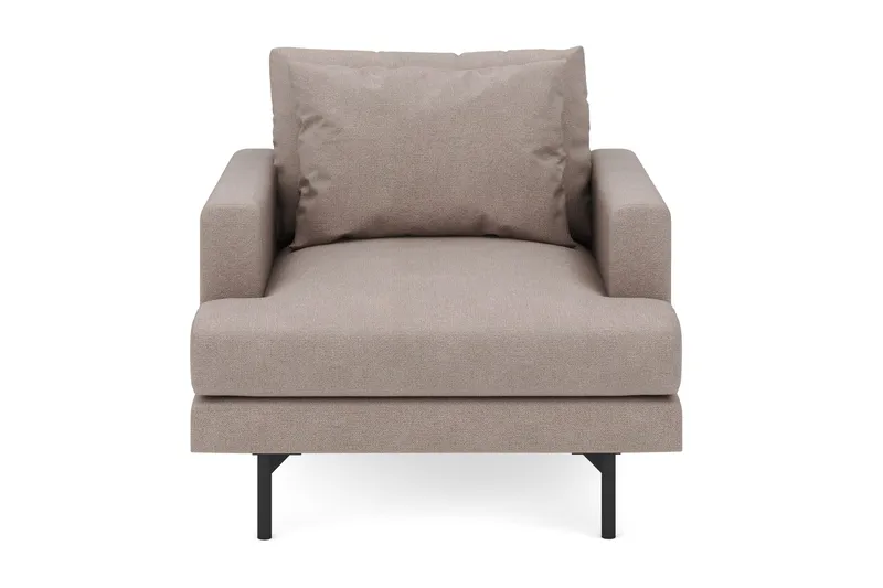 Menard Stor Fåtölj Tyg - Brun - Möbler - Fåtölj & stolar - Fåtölj