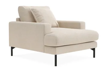 Menard Premium Fåtölj i Chenille - Ljusbeige - Möbler - Fåtölj & stolar - Fåtölj