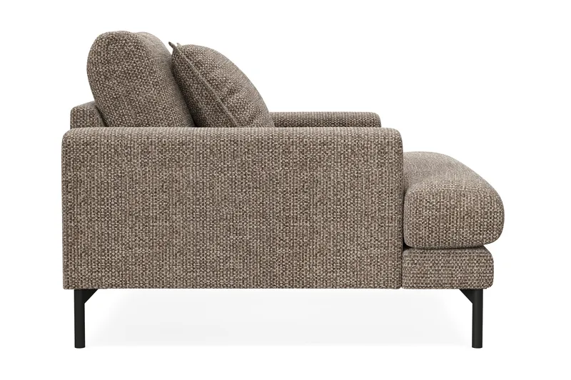 Menard Premium Fåtölj i Chenille - Brun - Möbler - Fåtölj & stolar - Fåtölj