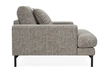 Menard Premium Fåtölj i Chenille - Grå - Möbler - Fåtölj & stolar - Fåtölj