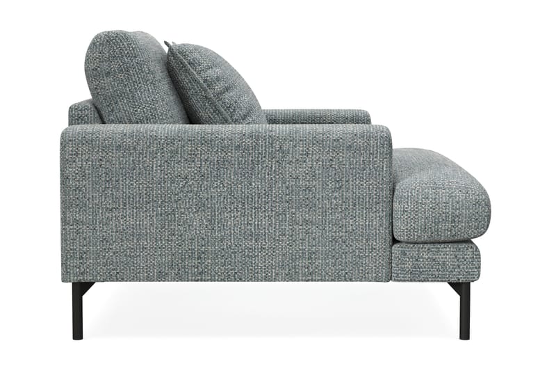 Menard Premium Fåtölj i Chenille - Grå/Blå - Möbler - Fåtölj & stolar - Fåtölj