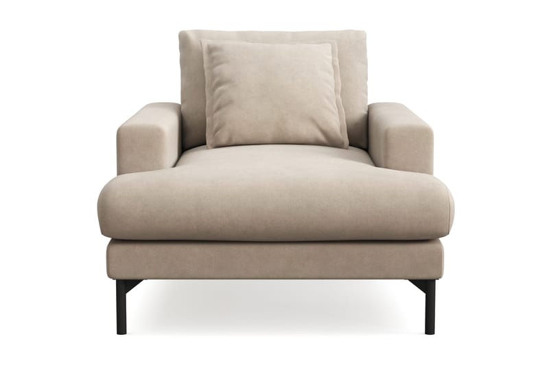 Menard Premium Fåtölj i Tyg - Beige - Möbler - Fåtölj & stolar - Fåtölj