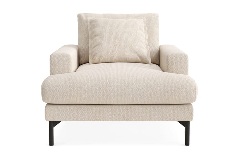 Menard Premium Fåtölj i Chenille - Ljusbeige - Möbler - Fåtölj & stolar - Fåtölj