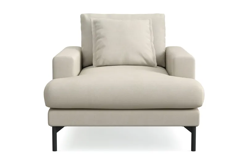 Menard Premium Fåtölj i Tyg - Beige - Möbler - Fåtölj & stolar - Fåtölj