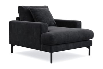 Menard Premium Fåtölj i Chenille - Svartt - Möbler - Fåtölj & stolar - Fåtölj