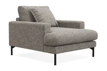 Menard Premium Fåtölj i Chenille - Grå - Möbler - Fåtölj & stolar - Fåtölj