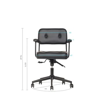 Meylin Kontorsstol - Svart - Möbler - Fåtölj & stolar - Kontorsstol & skrivbordsstol