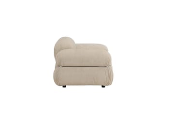 Mika Retro Fåtölj i Tyg - Beige - Möbler - Fåtölj & stolar - Fåtölj