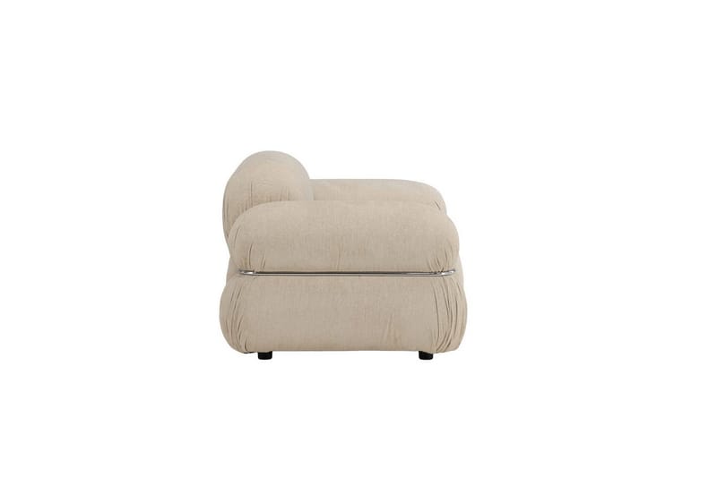 Mika Retro Fåtölj i Tyg - Beige - Möbler - Fåtölj & stolar - Fåtölj