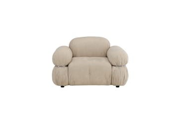 Mika Retro Fåtölj i Tyg - Beige - Möbler - Fåtölj & stolar - Fåtölj
