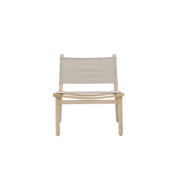 Millo Fåtölj i Tyg med Trästativ - Beige - Möbler - Fåtölj & stolar - Fåtölj