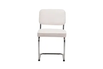 Milva Matstol - Beige/Krom - Möbler - Fåtölj & stolar - Matstol & köksstol