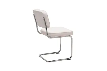 Milva Matstol - Beige/Krom - Möbler - Fåtölj & stolar - Matstol & köksstol