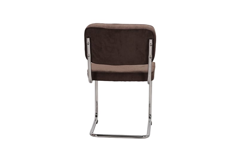 Milva Matstol i Manchester Retro - Brun/Krom - Möbler - Fåtölj & stolar - Matstol & köksstol