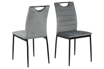 Minneter Matstol - Grå - Möbler - Fåtölj & stolar - Matstol & köksstol