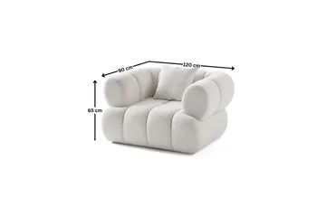 Mississauga Fåtölj - Vit - Möbler - Fåtölj & stolar - Fåtölj