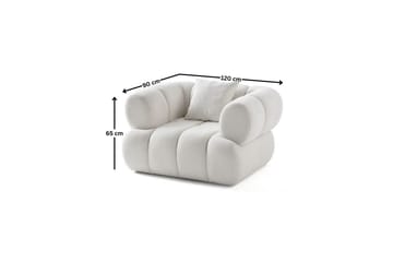 Mississauga Fåtölj - Vit - Möbler - Fåtölj & stolar - Fåtölj