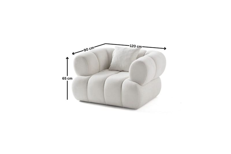 Mississauga Fåtölj - Vit - Möbler - Fåtölj & stolar - Fåtölj