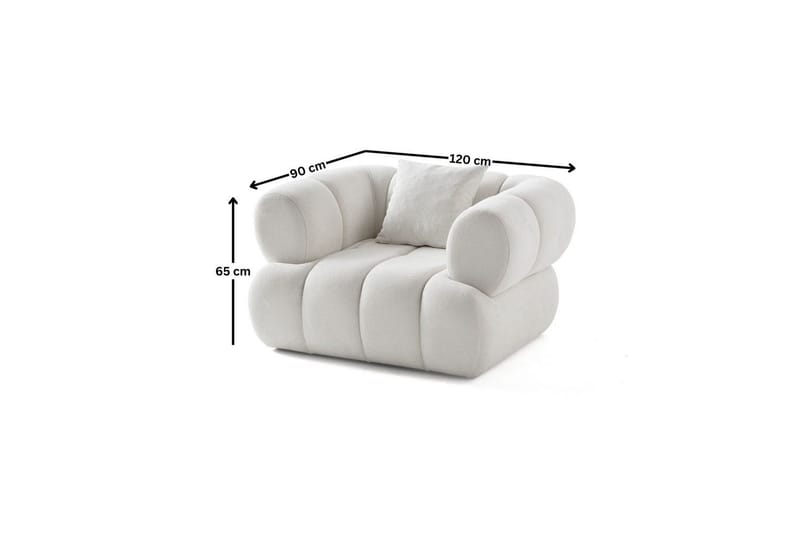 Mississauga Fåtölj - Vit - Möbler - Fåtölj & stolar - Fåtölj