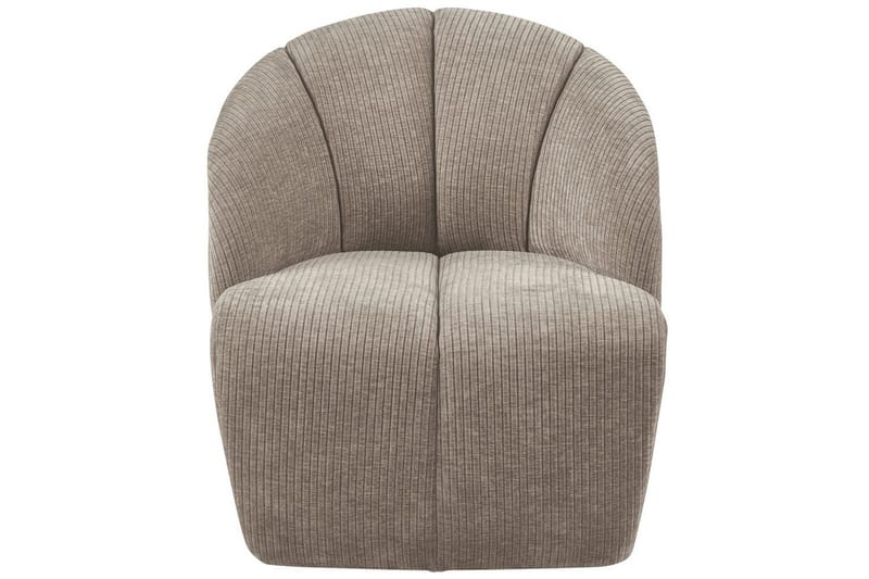 Mojo Modern Oval Fåtölj i Manchestertyg - Taupe - Möbler - Fåtölj & stolar - Fåtölj