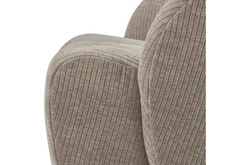 Mojo Modern Oval Fåtölj i Manchestertyg - Taupe - Möbler - Fåtölj & stolar - Fåtölj