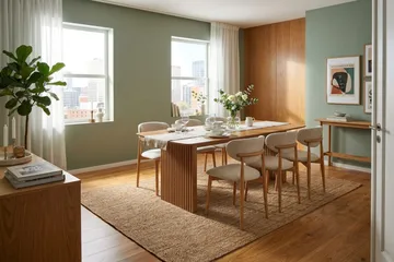 Molly Matstol i trä med tygsits - Ek/Beige - Möbler - Fåtölj & stolar - Matstol & köksstol