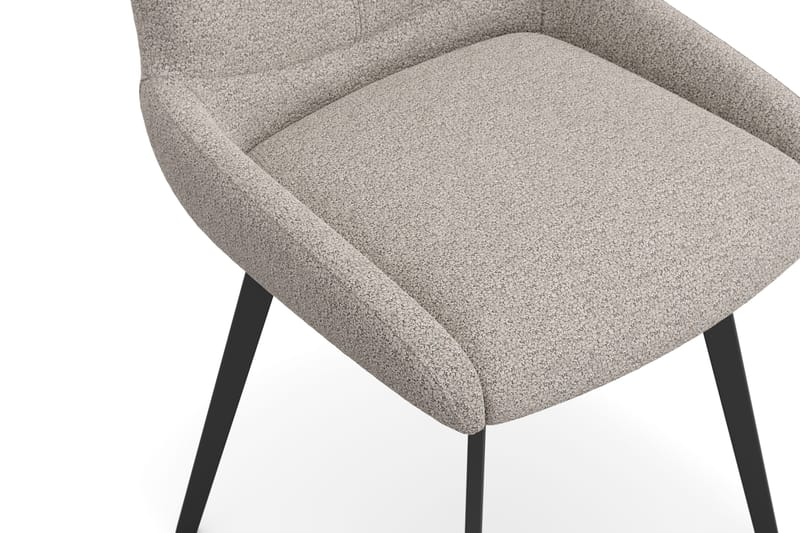 Mora Matstol & Köksstol med Snurrfunktion Klädd i Tyg - Mörkbeige - Möbler - Fåtölj & stolar - Matstol & köksstol