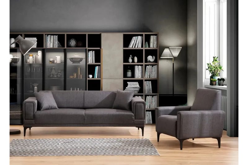 Naoko Fåtölj - Mörkgrå - Möbler - Fåtölj & stolar - Fåtölj