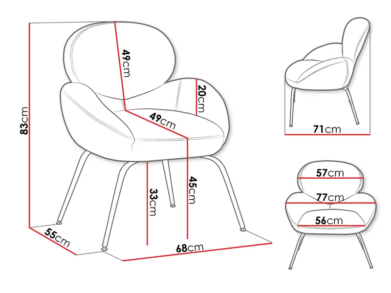 Neylin Fåtölj - Beige - Möbler - Fåtölj & stolar - Fåtölj