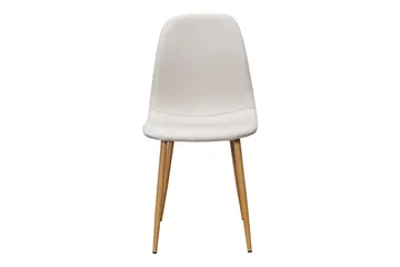 Nibe Matstol & Köksstol i Tyg med Metallben i Ekutseende - Beige - Möbler - Fåtölj & stolar - Matstol & köksstol