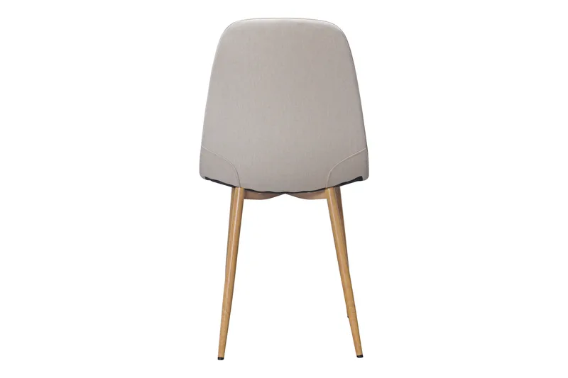 Nibe Matstol & Köksstol i Tyg med Metallben i Ekutseende - Beige - Möbler - Fåtölj & stolar - Matstol & köksstol