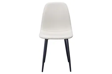 Nibe Matstol - Beige/Metallben Svart - Möbler - Fåtölj & stolar - Matstol & köksstol