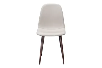 Nibe Matstol - Beige/Metallben Valnöt - Möbler - Fåtölj & stolar - Matstol & köksstol