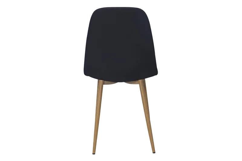 Nibe Matstol - Svart/Metallben Ek - Möbler - Fåtölj & stolar - Matstol & köksstol