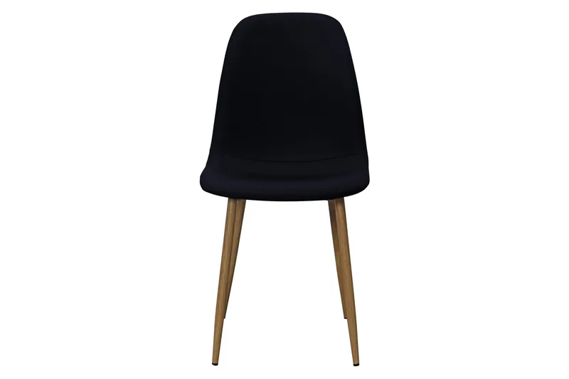 Nibe Matstol - Svart/Metallben Ek - Möbler - Fåtölj & stolar - Matstol & köksstol