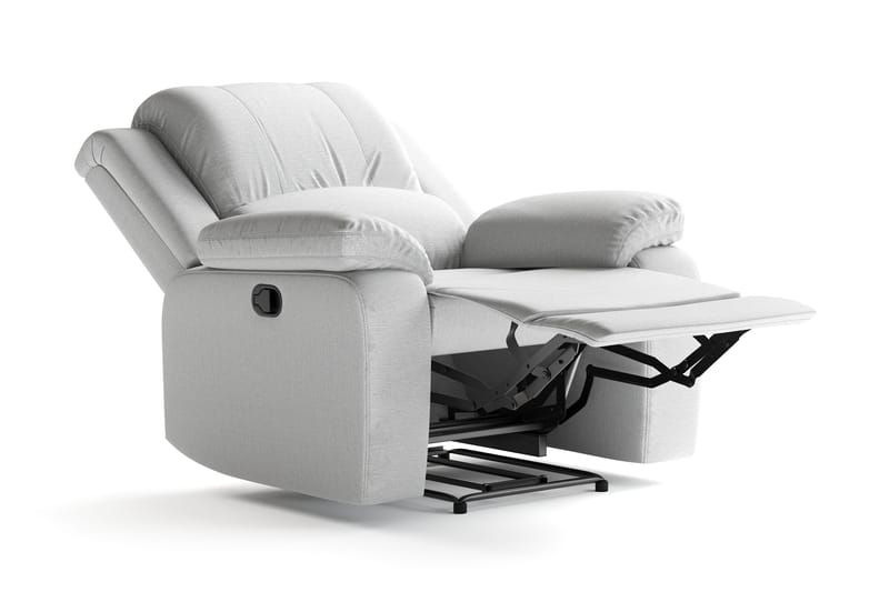 Norbo Reclinerfåtölj Biofåtölj - Fällbar fåtölj i Tyg - Vilfåtölj - Ljusgrå - Möbler - Fåtölj & stolar - Fåtölj - Biofåtölj & reclinerfåtölj