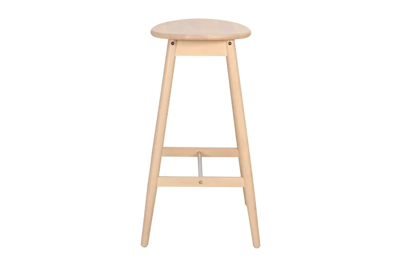 Norden Barstol i trä – barstol utan rygg för kök & bar - Whitewash - Möbler - Fåtölj & stolar - Barstol & barpall