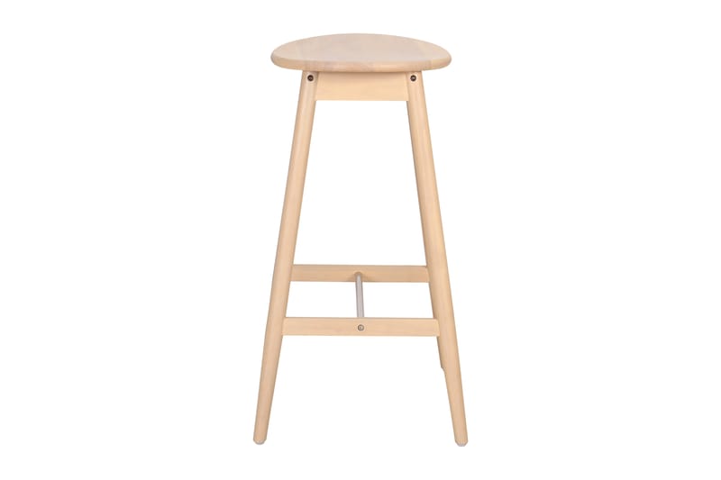 Norden Barstol i trä – barstol utan rygg för kök & bar - Whitewash - Möbler - Fåtölj & stolar - Barstol & barpall